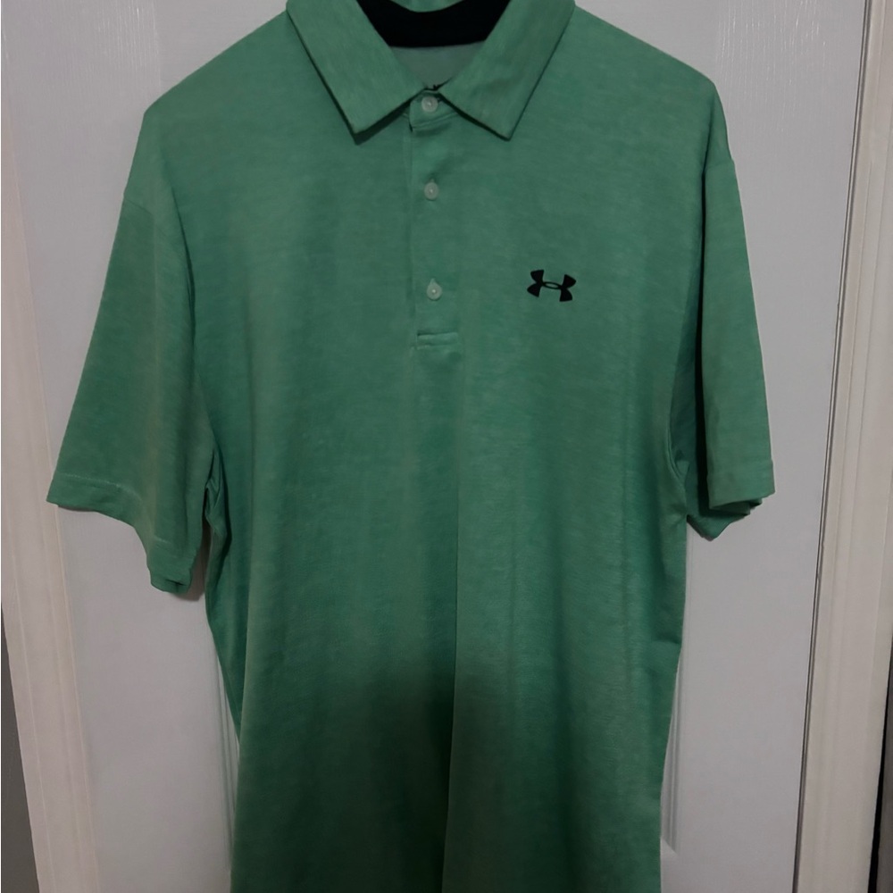 Under Armour Men's Polo Shirt in Sage Green